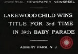 Immagine di 39 Baby Parade Asbury Park New Jersey USA, 1930, secondo 1 filmato di repertorio 65675023925