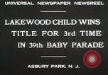 Immagine di 39 Baby Parade Asbury Park New Jersey USA, 1930, secondo 5 filmato di repertorio 65675023925