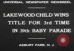 Immagine di 39 Baby Parade Asbury Park New Jersey USA, 1930, secondo 6 filmato di repertorio 65675023925