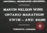 Immagine di Maratona di Ontario nuotare Toronto Ontario Canada, 1930, secondo 7 filmato di repertorio 65675023926