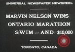 Immagine di Maratona di Ontario nuotare Toronto Ontario Canada, 1930, secondo 10 filmato di repertorio 65675023926