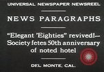 Image 50e anniversaire Del Monte California USA, 1930, de la seconde 5 séquences d'archives historiques vidéo 65675023927
