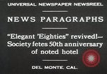 Image 50e anniversaire Del Monte California USA, 1930, de la seconde 6 séquences d'archives historiques vidéo 65675023927