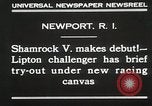 Image of Shamrock V Newport Rhode Island USA, 1930, second 4 stock footage video 65675023928