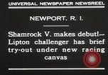 Image of Shamrock V Newport Rhode Island USA, 1930, second 7 stock footage video 65675023928