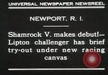 Image of Shamrock V Newport Rhode Island USA, 1930, second 8 stock footage video 65675023928
