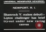 Image of Shamrock V Newport Rhode Island USA, 1930, second 11 stock footage video 65675023928
