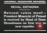 Standbild Präsident Moscicki Tallinn Estland, 1930, aus Sekunde 3 historischem Filmmaterial Videoclip 65675023929