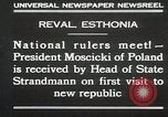 Standbild Präsident Moscicki Tallinn Estland, 1930, aus Sekunde 4 historischem Filmmaterial Videoclip 65675023929
