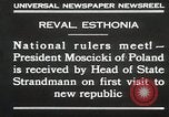 Standbild Präsident Moscicki Tallinn Estland, 1930, aus Sekunde 5 historischem Filmmaterial Videoclip 65675023929
