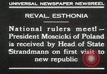 Standbild Präsident Moscicki Tallinn Estland, 1930, aus Sekunde 7 historischem Filmmaterial Videoclip 65675023929