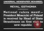 Standbild Präsident Moscicki Tallinn Estland, 1930, aus Sekunde 8 historischem Filmmaterial Videoclip 65675023929