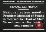 Standbild Präsident Moscicki Tallinn Estland, 1930, aus Sekunde 12 historischem Filmmaterial Videoclip 65675023929
