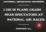 Standbild Flugzeugabsturz Chicago Illinois USA, 1930, aus Sekunde 6 historischem Filmmaterial Videoclip 65675023931