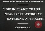 Standbild Flugzeugabsturz Chicago Illinois USA, 1930, aus Sekunde 7 historischem Filmmaterial Videoclip 65675023931