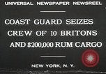 Image États-Unis Recettes Cutter New York United States USA, 1930, de la seconde 10 séquences d'archives historiques vidéo 65675023932