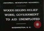 Image Arthur Woods menant des projets de travail au cours de la dépression Washington DC USA, 1930, de la seconde 1 séquences d'archives historiques vidéo 65675023935