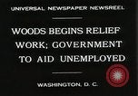Image Arthur Woods menant des projets de travail au cours de la dépression Washington DC USA, 1930, de la seconde 4 séquences d'archives historiques vidéo 65675023935