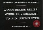 Image Arthur Woods menant des projets de travail au cours de la dépression Washington DC USA, 1930, de la seconde 7 séquences d'archives historiques vidéo 65675023935