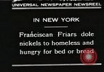 Standbild Franziskaner New York United States USA, 1930, aus Sekunde 1 historischem Filmmaterial Videoclip 65675023936