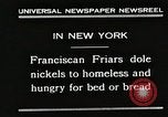Standbild Franziskaner New York United States USA, 1930, aus Sekunde 3 historischem Filmmaterial Videoclip 65675023936