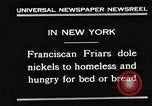 Standbild Franziskaner New York United States USA, 1930, aus Sekunde 4 historischem Filmmaterial Videoclip 65675023936