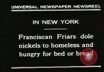 Standbild Franziskaner New York United States USA, 1930, aus Sekunde 5 historischem Filmmaterial Videoclip 65675023936