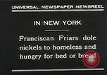 Standbild Franziskaner New York United States USA, 1930, aus Sekunde 6 historischem Filmmaterial Videoclip 65675023936