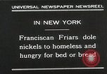 Standbild Franziskaner New York United States USA, 1930, aus Sekunde 8 historischem Filmmaterial Videoclip 65675023936