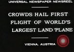 Image of G-38 plane Vienna Austria, 1930, second 3 stock footage video 65675023937
