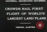 Image of G-38 plane Vienna Austria, 1930, second 5 stock footage video 65675023937