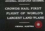 Image of G-38 plane Vienna Austria, 1930, second 6 stock footage video 65675023937