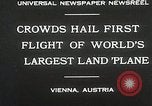 Image of G-38 plane Vienna Austria, 1930, second 7 stock footage video 65675023937
