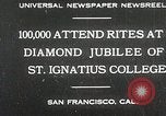 Image Diamond jubilee San Francisco California USA, 1930, de la seconde 1 séquences d'archives historiques vidéo 65675023938