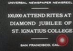 Image Diamond jubilee San Francisco California USA, 1930, de la seconde 3 séquences d'archives historiques vidéo 65675023938