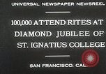 Image Diamond jubilee San Francisco California USA, 1930, de la seconde 4 séquences d'archives historiques vidéo 65675023938