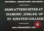 Image Diamond jubilee San Francisco California USA, 1930, de la seconde 6 séquences d'archives historiques vidéo 65675023938
