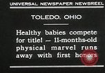 Image of Healthy baby competition Toledo Ohio USA, 1930, second 3 stock footage video 65675023940