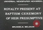 Image Le baptême Bruxelles Belgique, 1930, de la seconde 3 séquences d'archives historiques vidéo 65675023942