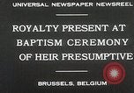 Image Le baptême Bruxelles Belgique, 1930, de la seconde 5 séquences d'archives historiques vidéo 65675023942