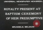 Image Le baptême Bruxelles Belgique, 1930, de la seconde 7 séquences d'archives historiques vidéo 65675023942
