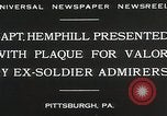 Immagine di Capitano Hemphill Pittsburgh Pennsylvania USA, 1930, secondo 6 filmato di repertorio 65675023945