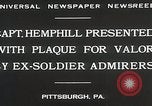 Immagine di Capitano Hemphill Pittsburgh Pennsylvania USA, 1930, secondo 10 filmato di repertorio 65675023945