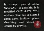 Image les méthodes d'exploitation minière United States USA, 1927, de la seconde 14 séquences d'archives historiques vidéo 65675023954
