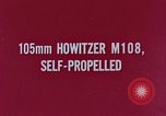 Standbild M108 howitzer United States USA, 1965, aus Sekunde 4 historischem Filmmaterial Videoclip 65675023975