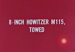 Standbild M115 howitzer United States USA, 1965, aus Sekunde 8 historischem Filmmaterial Videoclip 65675023978