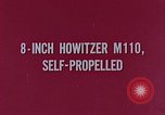 Standbild M110 self-propelled howitzer United States USA, 1965, aus Sekunde 3 historischem Filmmaterial Videoclip 65675023979
