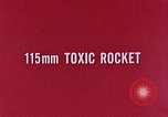 Image of 115mm toxic rocket M91 United States USA, 1965, second 3 stock footage video 65675023982