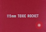 Image of 115mm toxic rocket M91 United States USA, 1965, second 4 stock footage video 65675023982