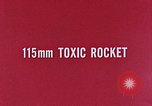 Image of 115mm toxic rocket M91 United States USA, 1965, second 5 stock footage video 65675023982